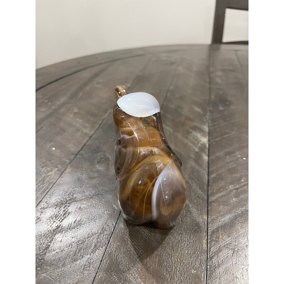 Imperial Caramel Glass Elephant Figurine‎ Brown Slag Heisley Mold - Picture 5 of 8